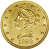 Image 1 : 1858-S $10 AU58 NGC. According to Jeff Garrett and Ron 