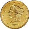 Image 1 : 1871-CC $10 AU55 PCGS. The 1871-CC is less famous than 
