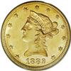 Image 1 : 1882-CC $10 AU58 PCGS. Winter 2-A. This interesting va 