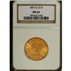Image 3 : 1892-CC $10 MS64 NGC. In terms of overall rarity, the 