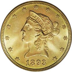 1893-S $10 MS66 PCGS. Looking over Heritage auction re 
