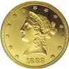 Image 1 : 1888 $10 PR65 Deep Cameo PCGS. Despite its recorded mi 