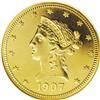 Image 1 : 1907 $10 PR64 NGC. This is the final year of mintage f 