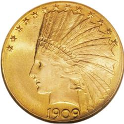 1909-D $10 MS67 NGC. When the Denver Mint started prod 