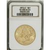 Image 3 : 1853/2 $20 AU58 NGC. FS-301, formerly FS-008. The remn 
