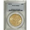Image 3 : 1859-S $20 MS62 PCGS. Like most of the early San Franc 