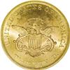 Image 2 : 1861 $20 MS64 NGC. Uncommonly sharp with a bright, fro 