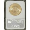 Image 4 : 1861 $20 MS64 NGC. Uncommonly sharp with a bright, fro 