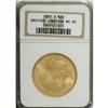 Image 3 : 1865-S $20 MS65 NGC. Ex: Brother Jonathan. Prior to th 