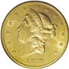 Image 1 : 1878-CC $20 AU58 PCGS. Variety 1-A. The 1878-CC twenty 
