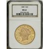 Image 3 : 1885 $20 MS61 NGC. In 1885, the Philadelphia Mint coin 
