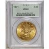 Image 3 : 1901 $20 MS66 PCGS. According to the Bowers double eag 