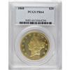 Image 3 : 1868 $20 PR64 PCGS. Only 25 proof double eagles were s 
