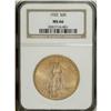 Image 3 : 1922 $20 MS66 NGC. A bold striking with peerless, sati 
