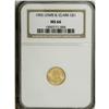 Image 3 : 1905 G$1 Lewis and Clark MS66 NGC. The large-scale mel 