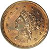 Image 1 : 1861 $2 1/2 Clark, Gruber & Co. Quarter Eagle Copper D 