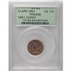 Image 3 : 1861 $2 1/2 Clark, Gruber & Co. Quarter Eagle Copper D 