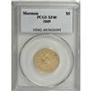 Image 3 : 1849 $5 Mormon Five Dollar XF40 PCGS. K-2, R.5. The Mo 