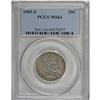 Image 1 : 1905-S 25C MS64 PCGS. Deep plum, golden-brown, and app 