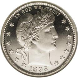 1893 25C PR67 Ultra Cameo NGC. This is a special coin 