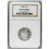 Image 3 : 1898 25C PR67 Cameo NGC. Subtle gold toning graces the 