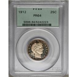1912 25C PR64 PCGS. The rich patina of this piece rang 