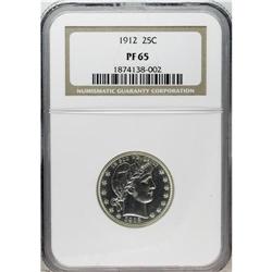 1912 25C PR65 NGC. This Gem''s reverse has pale gold t 