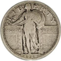 1916 25C VG10 ANACS. The lower loop of the 6 is clear, 