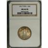 Image 1 : 1917 25C Type One MS66 Full Head NGC. Beautiful golden 