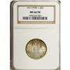 Image 1 : 1917 25C Type One MS66 Full Head NGC. The peach patina 