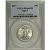 Image 1 : 1917 25C Type One MS66 Full Head PCGS. Boldly impresse 
