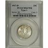 Image 3 : 1917-D 25C Type One MS67 Full Head PCGS. Whereas most 