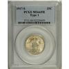 Image 3 : 1917-S 25C Type One MS66 Full Head PCGS. Both sides of 