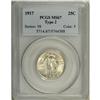 Image 3 : 1917 25C Type Two MS67 PCGS. While Liberty''s head may 