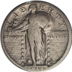 1918/7-S 25C Fine 12 PCGS. Despite 48 points of wear t 