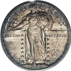 1919 25C MS66 Full Head PCGS. A surprisingly sharply s 