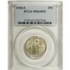Image 3 : 1920-S 25C MS64 Full Head PCGS. Mostly brilliant with 