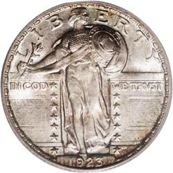 1923 25C MS66 Full Head PCGS. This generously struck c 