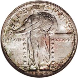1924-D 25C MS67 PCGS. Strong luster and a pleasing str 