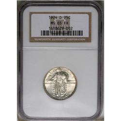 1924-D 25C MS65 Full Head NGC. A crisply struck Gem, a 