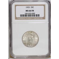 1925 25C MS66 Full Head NGC. A boldly defined piece th 