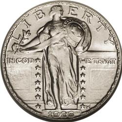 1926 25C MS66 Full Head NGC. Untoned with outstanding 