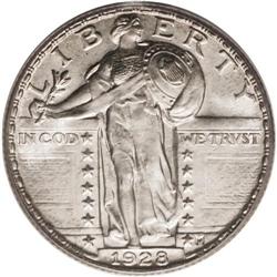 1928 25C MS66 Full Head PCGS. This is an exquisite Gem 