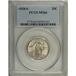 1928-S 25C MS66 PCGS. The strike may be typical, but t 