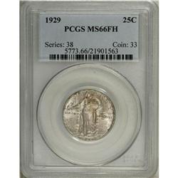 1929 25C MS66 Full Head PCGS. An outstanding coin with 