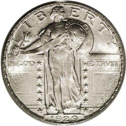 1929 25C MS67 Full Head PCGS. While the 1929 Standing 