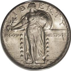 1929-D 25C MS65 Full Head PCGS. Particularly well defi 