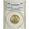 Image 1 : 1930 25C MS66 Full Head PCGS. Gold-toned overall with 