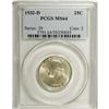 Image 3 : 1932-D 25C MS64 PCGS. The 1932-D is an elusive, low mi 