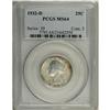 Image 3 : 1932-D 25C MS64 PCGS. This near-Gem has satiny silver 